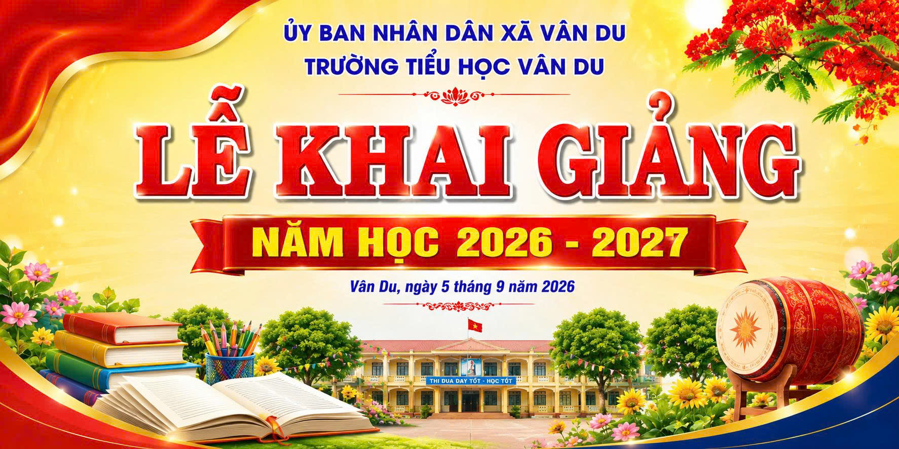 Lễ khai giảng năm học 2026 - 2027